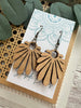 Seasideblooms - Boho maple wood lightweight earrings 
