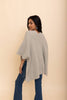 Leto Accessories - Chic Boucle Cozy Cardigan Poncho – Perfect for Fall & Winter: Ivory