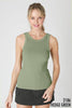 NIKIBIKI - NS8216 - Reversible Ribbed Tank Top: 2188 Desert Flower