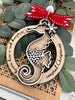 Seasideblooms - Christmas ornament maple wood 