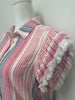 Given Kale - Pink Striped Button Front Shirt: XL