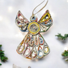 The Upcycled Paper Company - Angel Holiday Ornament - 3 Styles - Recycled Paper: Small