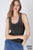 NIKIBIKI - NS8258 - Vintage Reversible Ribbed Tank: Vintage Sandshell