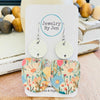 Jewelry By Jen - Boho Dangle: Pastel Wildflowers