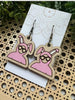 Seasideblooms - Christmas cute bunny hand painted lightweight maple wood 