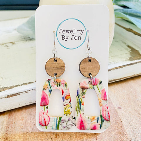 Jewelry By Jen - Trixie Earrings: Tulips