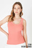 NIKIBIKI - NS8216 - Reversible Ribbed Tank Top: 2185 Peony Pink