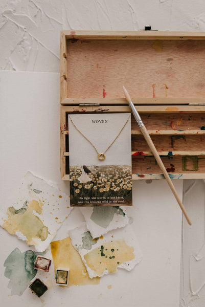 Dear Heart - Woven | Christian Necklace | Minimal Jewelry | Colossians