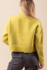 VERY J - 12W2698N-Mock Neck Cozy Sweater Top: CREAM / S-M-L/2-2-2