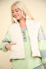 VERY J - NJ90282-Solid Puffer Padded Warm Vest: KELLY GREEN / S-M-L/2-2-2