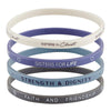 Faithworks by Creative Brands - Silicone Bracelet - Sisters In Christ - 4pc