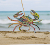 The Upcycled Paper Company - Crab Ornament - Coastal - Recycled Paper