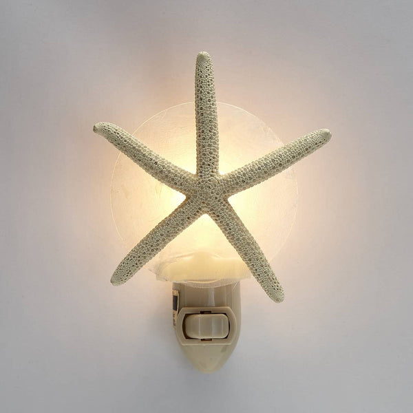 HS Seashells - White Starfish Boxed LED Night Light