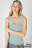 NIKIBIKI - NS8258 - Vintage Reversible Ribbed Tank: Vintage Pine Grove