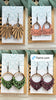 Seasideblooms - Boho maple wood lightweight earrings 