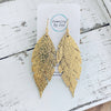 Jewelry By Jen - Jagged Feather: Gold