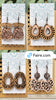 Seasideblooms - Daisy hand painted lightweight maple wood earrings