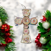 The Upcycled Paper Company - Cross Ornament - Recycled Paper: Small