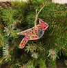 The Upcycled Paper Company - Cardinal Ornament - Recycled Paper