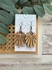 Seasideblooms - Boho maple wood lightweight earrings 