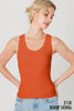 NIKIBIKI - NS8216 - Reversible Ribbed Tank Top: 2109 Pearled Ivory