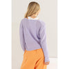 HYFVE - DZ24A559-V NECK DROPPED SHOULDER SWEATER: S / ORANGE