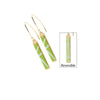 JILZARAH - Seaside Green Reversible Mini Bar Earrings