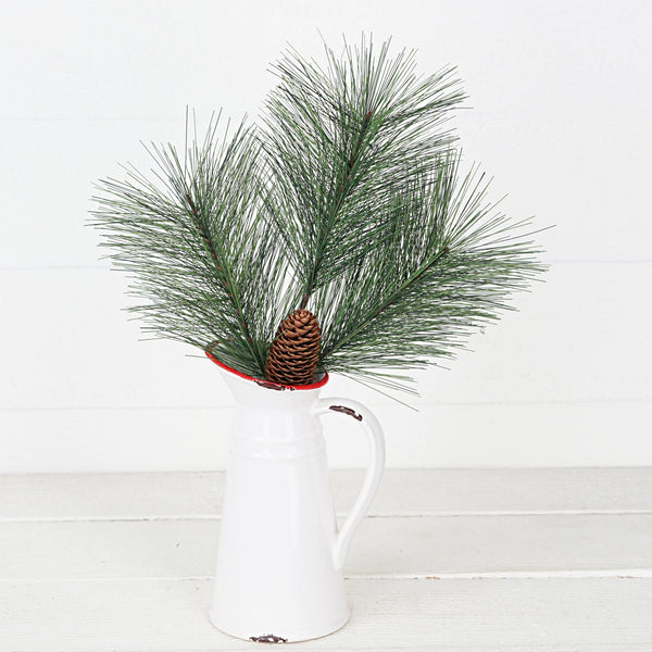 Impressive Enterprises, Inc. - 31767- 16in Pick-Evergreen needle pines with pinecones