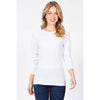 Timeless - Long Sleeve Round Neck Thermal Top Shirt: NAVY / L