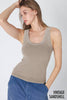 NIKIBIKI - NS8258 - Vintage Reversible Ribbed Tank: Vintage Sandshell