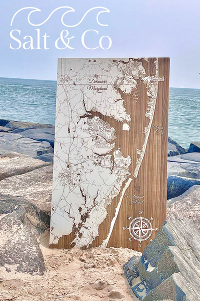 Fire and Pine Wood Map - Salt Exclusive