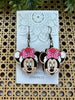Seasideblooms - Cute cartoon hand painted lightweight maple wood earrin