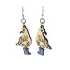 Green Tree Jewelry - Paddington Seagull Earrings #1771: As pictured