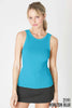 NIKIBIKI - NS8216 - Reversible Ribbed Tank Top: 2186 Hedge Green