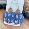 Jewelry By Jen - Luna: Denim w/White Chevron