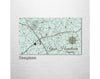 Fire and Pine Wood Maps - Custom: Burnt Existing Map: Medium (18.75" x 31.5") / Papier Blanc