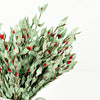 Impressive Enterprises, Inc. - 29463- 20in Spray-Seafoam Leaves with Red Pips