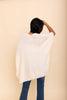 Leto Accessories - Chic Boucle Cozy Cardigan Poncho – Perfect for Fall & Winter: Ivory