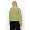 HYFVE - DZ24A559-V NECK DROPPED SHOULDER SWEATER: S / OLIVE