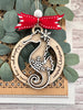 Seasideblooms - Christmas ornament maple wood 