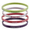 Faithworks by Creative Brands - Silicone Bracelet - God Calls Me - 4pc