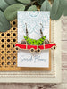 Seasideblooms - Christmas truck hand painted lightweight maple wood 