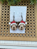 Seasideblooms - Character hand painted lightweight maple wood earrings 