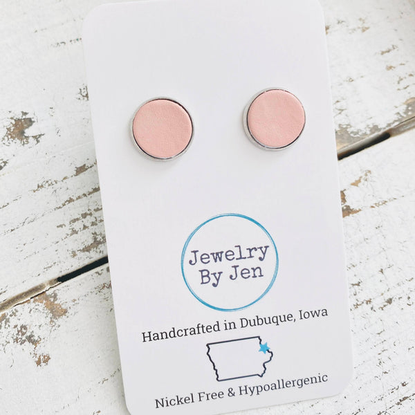 Jewelry By Jen - Stud Earrings: Blush