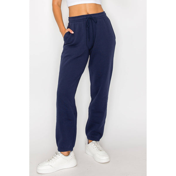 Timeless - Relaxed Fleece Jogger Sweatpants: BEIGE / S-M-L(2-2-2)