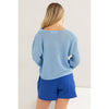 HYFVE - DZ24A559-V NECK DROPPED SHOULDER SWEATER: S / ORANGE