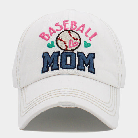 Baseball mom cap
