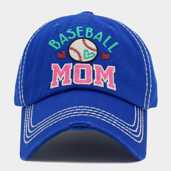 Baseball mom cap
