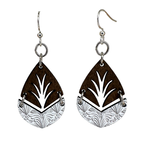 Green Tree Jewelry - Natures Divide Blossom Earrings #163