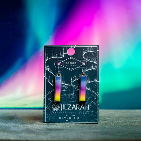 JILZARAH - Northern Lights Vertical Bar Earrings